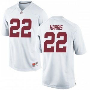 Men's Alabama Crimson Tide #22 Najee Harris White Game NCAA College Football Jersey 2403VLZJ4